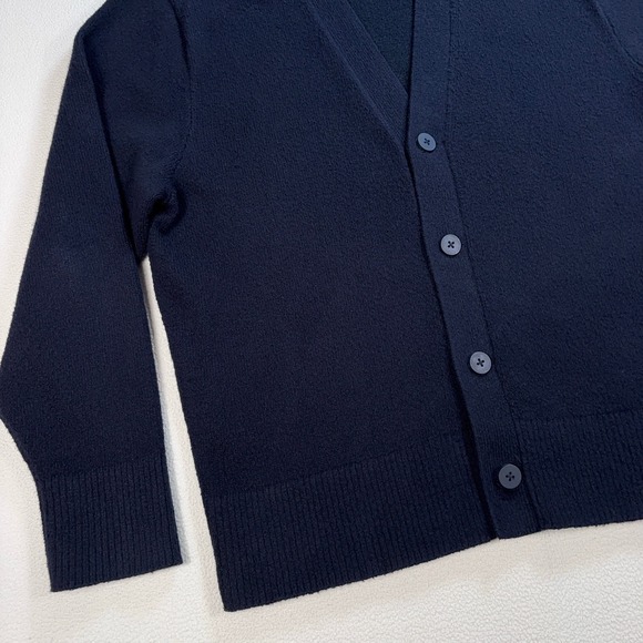 Lululemon Merino Wool Blend Cardigan Men's S Navy Logo‎ LM3DOFS - Picture 4 of 13